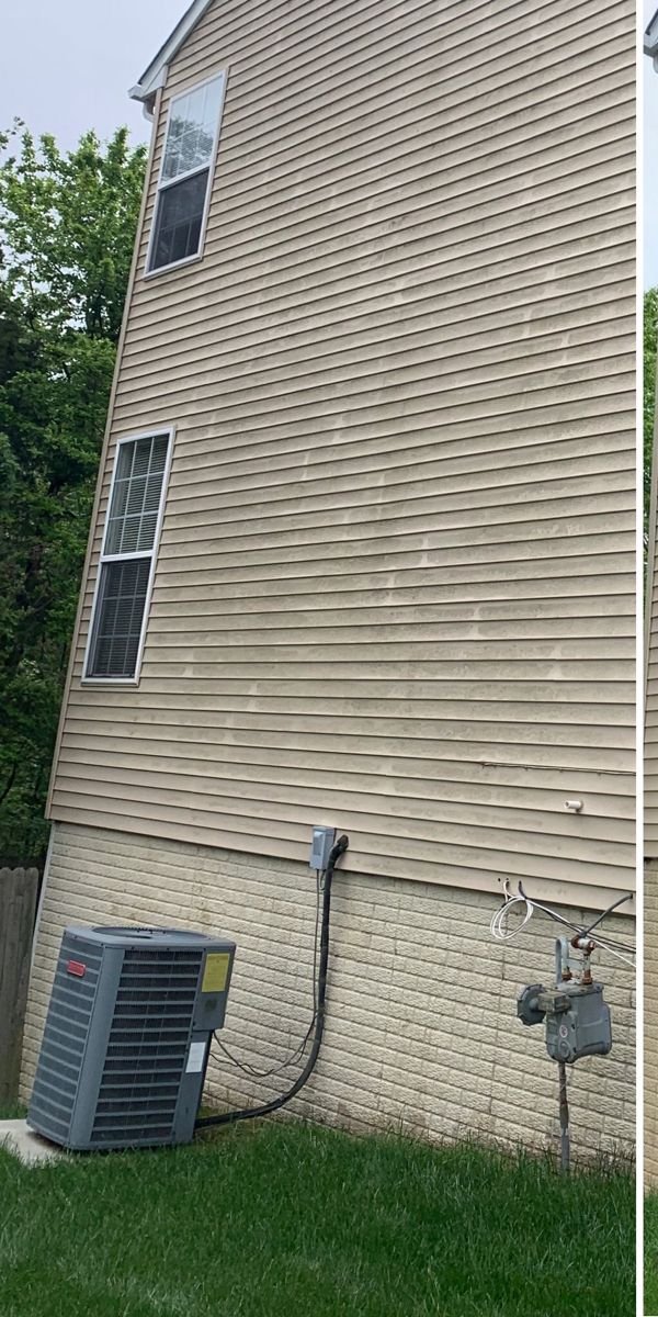 Tan Siding & Foundation before