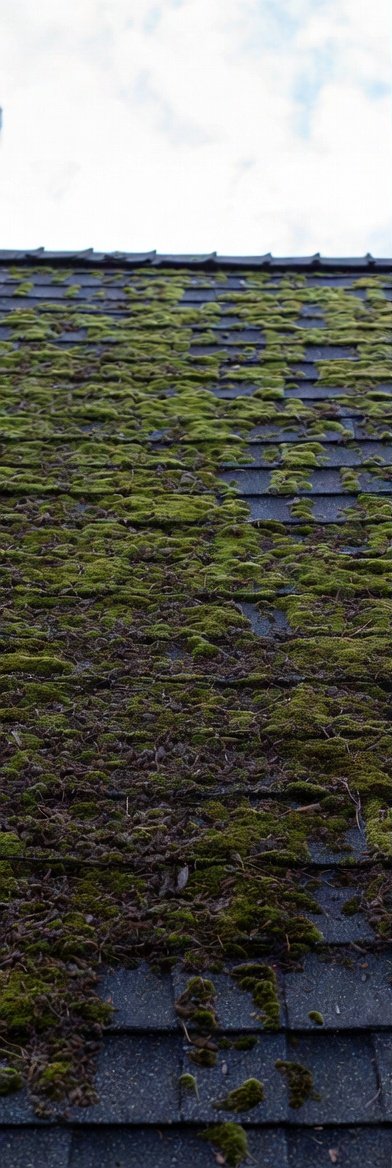 Roof Moss Removal before