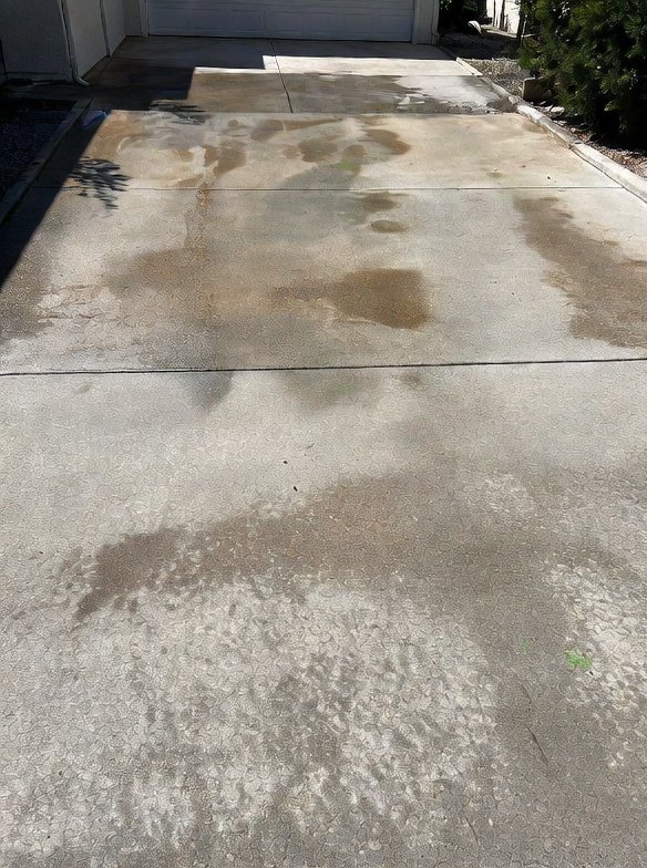 Concrete Driveway before