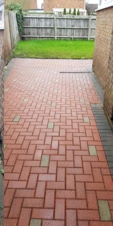 Brick Paver Patio after