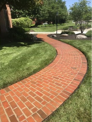 Brick Walkway after