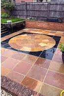 Stone Patio after