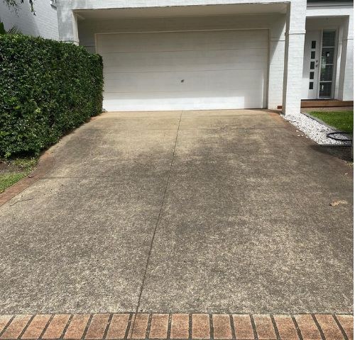 Concrete Driveway before