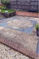 Stone Patio before